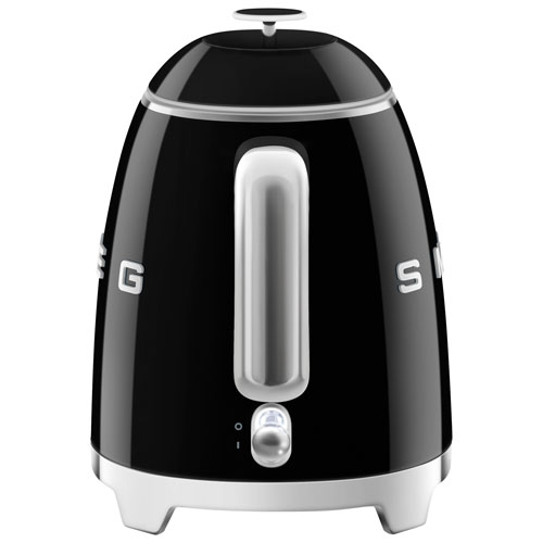 Bouilloire électrique miniature de la gamme Années 50 de Smeg - 0,8 l - Noir