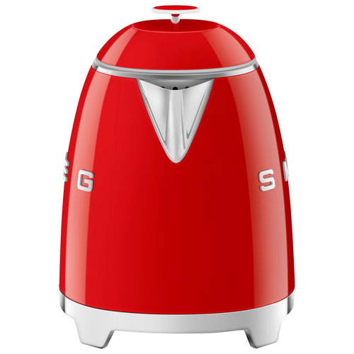 Bouilloire électrique miniature de la gamme Années 50 de Smeg - 0,8 l - Rouge