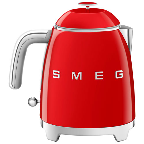 Bouilloire électrique miniature de la gamme Années 50 de Smeg - 0,8 l - Rouge