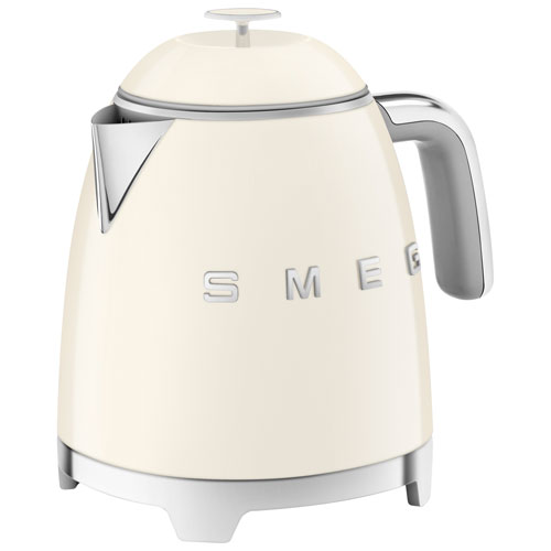 Smeg 50's Retro Style Mini Electric Kettle - 0.8L- Cream