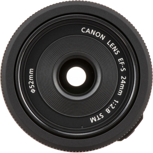 Canon EF-S 24mm f/2.8 STM Lens (9522B002) + Filter Kit + Cap