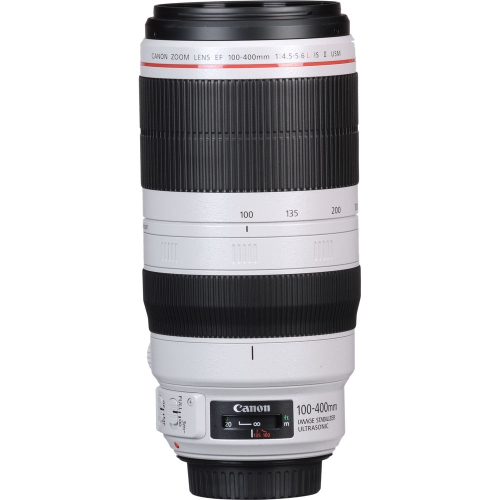 Canon EF 100-400mm f/4.5-5.6L IS II USM Lens + FilterKit + Cap + More