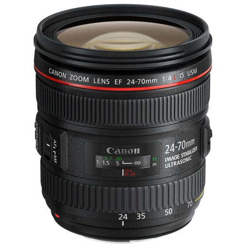 Canon EF 24-70mm f/4L IS USM Lens + Filter Kit + Cap Keeper + More