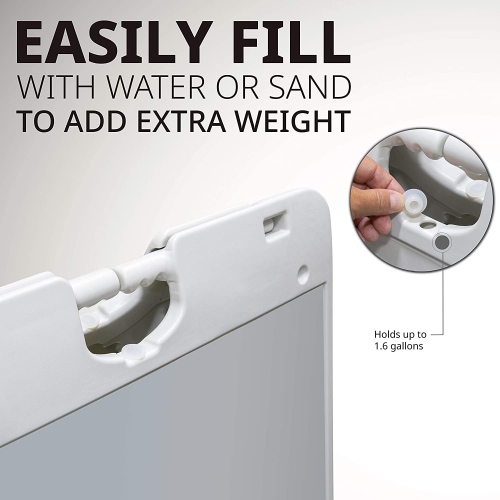 Durable Weatherproof Jumbl A-Frame Signboard Foldable with Nonslip Base for Outdoor Sidewalk or Indoor Mall Signage – Use Front & Back for Duel