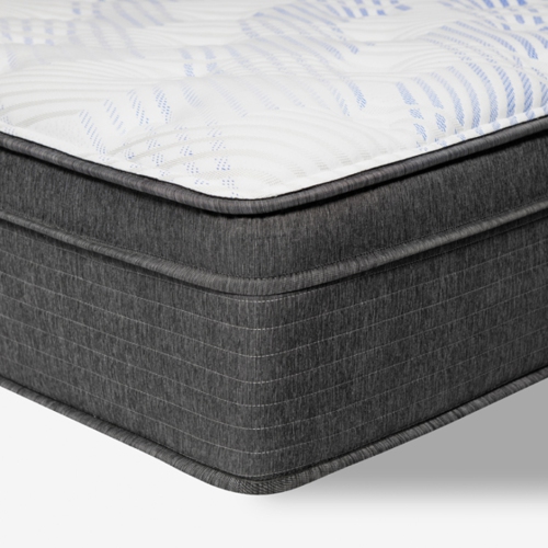 Matelas Beautyrest Renewal Laguna à ressorts ensachés, plateau euro de 12 po - Très grand lit