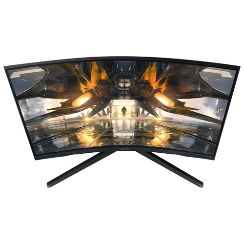 Samsung Odyssey G5 27 LED Curved 1ms WQHD FreeSync Premium 165Hz Gaming  Monitor Black LS27AG550ENXZA - Best Buy