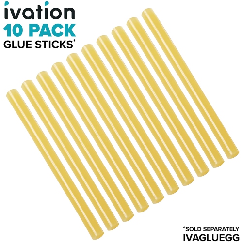 Ivation Glue Sticks 10-Pack for Ivation Cordless Butane Glue Gun
