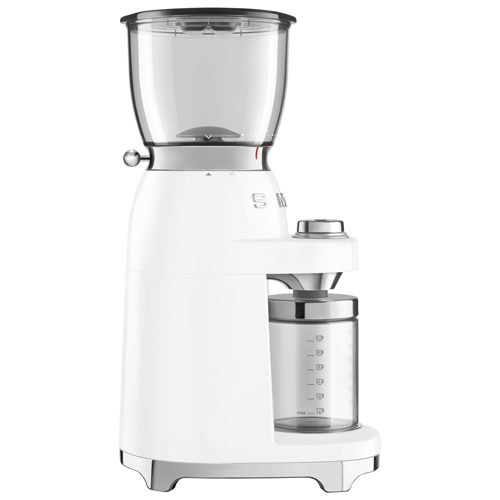 Smeg 50's Style Burr Coffee Grinder - White