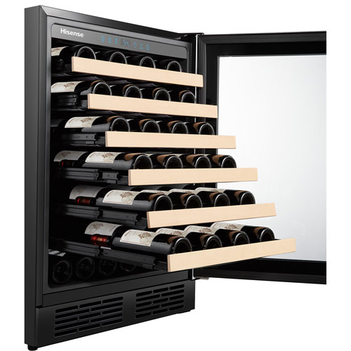 hisense 54 bottle wine cooler review