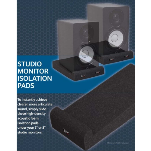 LyxPro MNS-4 Studio Monitor Acoustic Isolation Pads - Pair