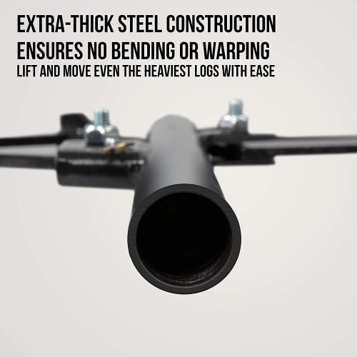 Right Hand Timberjack Log Lifter | Heavy-Duty Log Jack Helps You Lift, Move & Chainsaw Timber, Lumber & Wood | Grip Handle, Steel Body, Adjustable