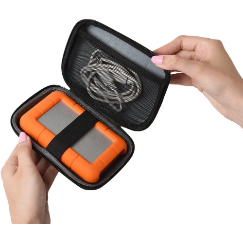 Ivation Compact Portable Hard Drive Case