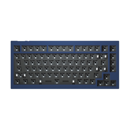 Keychron Q1 Hotswap RGB - Blue - Barebone - 75% - Windows Mac OS