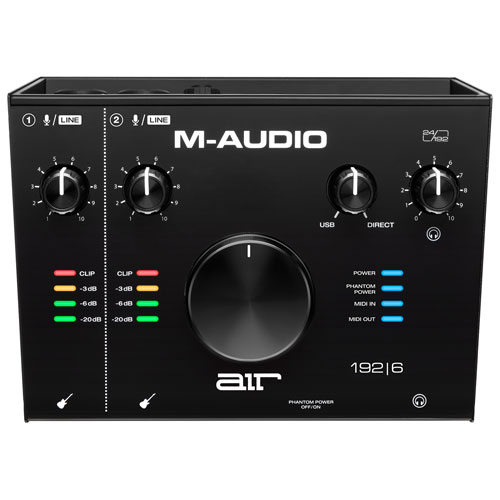 M-Audio AIR 192/6 USB Audio/MIDI Interface