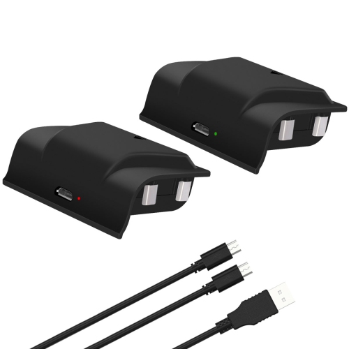 SAMA -Rechargeable Battery Pack for Xbox One Controllers - 2 x 1200mAh Ni-MH Batteries