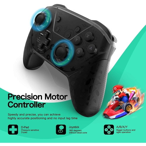 Wireless Pro Controller Gamepad Support Vibration Functions