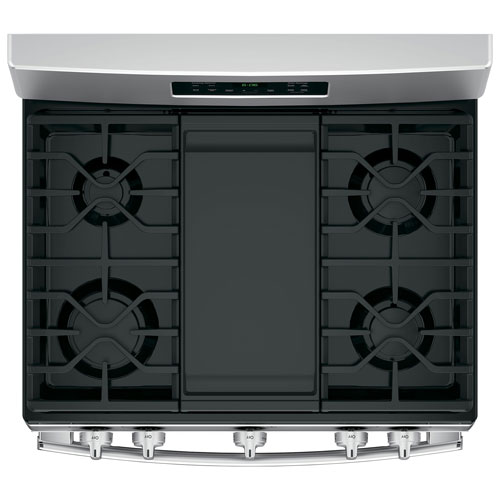 GE 30" 5.0 Cu. Ft. 5-Burner Freestanding Gas Range (JCGBS66SEKSS) - Stainless Steel