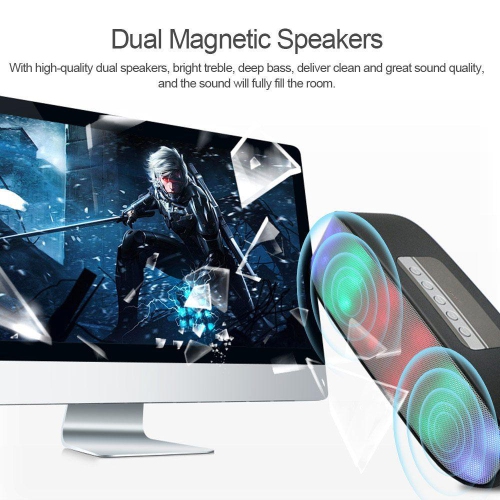 Compact Bluetooth Speaker with USB/SD/AUX - Versatile and Portable