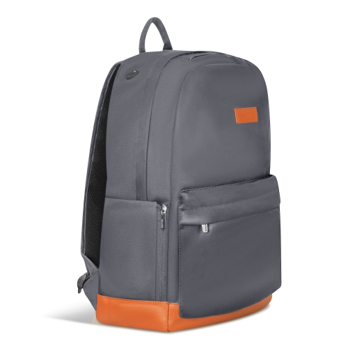 CHAMPS Nylon Waterproof Smart Laptop Backpack, Grey