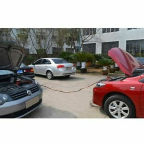 Battery Jump Starter 4Gauge Heavy Duty Fire Wires Car Jumper Cables 2M 500 AMP