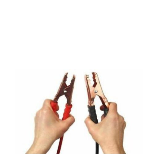 Battery Jump Starter 4Gauge Heavy Duty Fire Wires Car Jumper Cables 2M 500 AMP