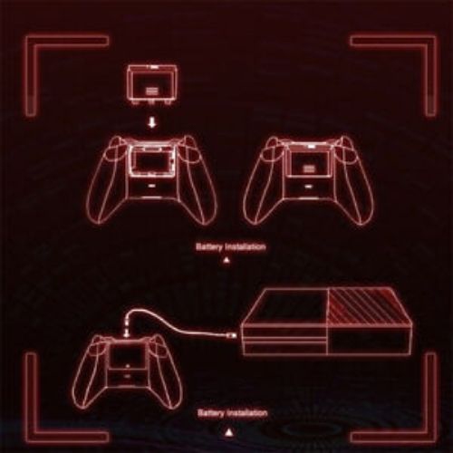 Batterie rechargeable de 2400 mAh pour manette de jeu sans fil S pour Xbox One + câble USB