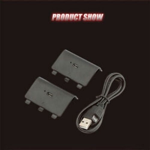 Batterie rechargeable de 2400 mAh pour manette de jeu sans fil S pour Xbox One + câble USB
