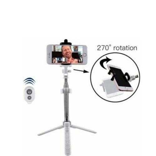 Unipod Selfie Stick Bluetooth Extendable Remote Shutter For Samsung, iOS, Huawei