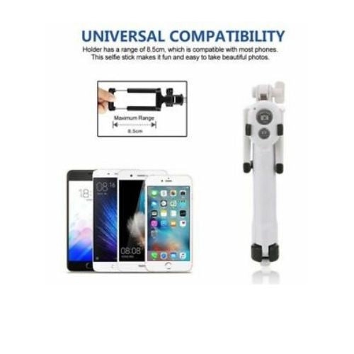 Unipod Selfie Stick Bluetooth Extendable Remote Shutter For Samsung, iOS, Huawei
