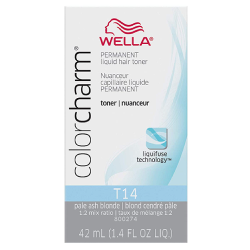 Wella ColorCharm Permanent Liquid Hair Toner T14, 42mL