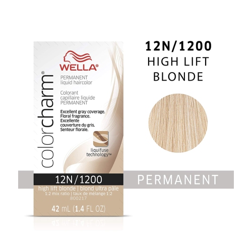 Colorant capillaire permanent Wella ColorCharm, blond clair/fort Lift, 42 ml