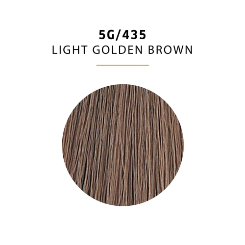 Wella ColorCharm Permanent Liquid Hair Color 5G/Light Golden Brown, 42mL