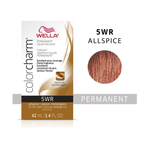 Color Charm Coloration liquide permanente - 5WR Piment de la Jamaïque par Wella pour unisexe - 1,4 oz Coloration capillaire