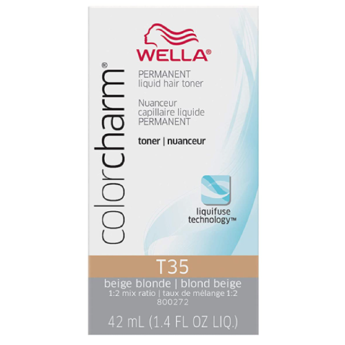 Wella ColorCharm Permanent Liquid Hair Toner T35, 42mL