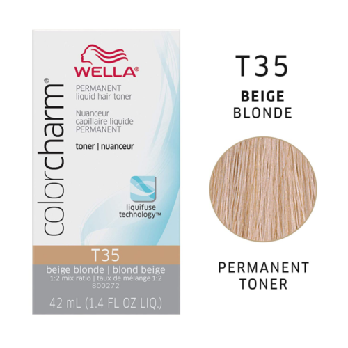 Wella ColorCharm Permanent Liquid Hair Toner T35, 42mL