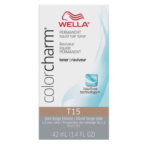 Wella ColorCharm Permanent Liquid Hair Toner T15, 42mL