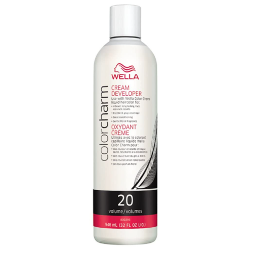 Wella ColorCharm Cream Developer 20 Volume, 946mL