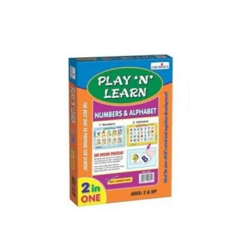 Play ‘N’ Learn – Numbers & Alphabet Learning Puzzles for Kids 2+ Years