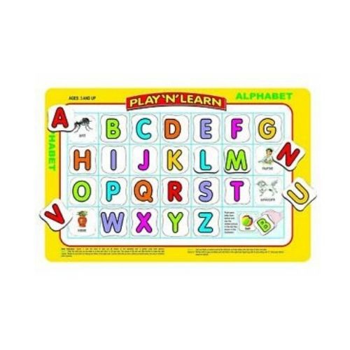 Play ‘N’ Learn – Numbers & Alphabet Learning Puzzles for Kids 2+ Years