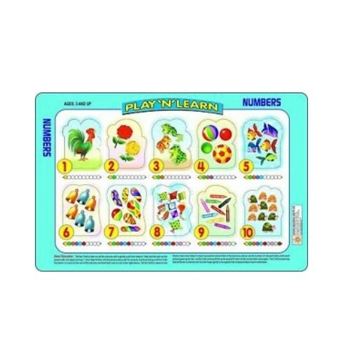Play ‘N’ Learn – Numbers & Alphabet Learning Puzzles for Kids 2+ Years