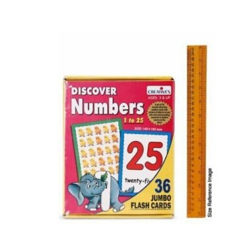 Discover Numbers Flash Cards Education Game and Puzzle 36 Piece