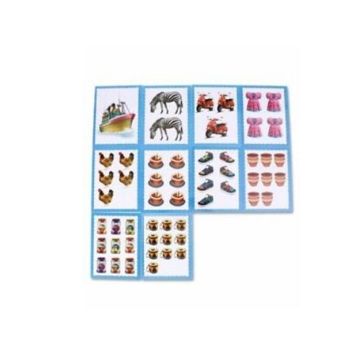 Discover Numbers Flash Cards Education Game and Puzzle 36 Piece