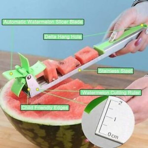 Watermelon Cutter Multi Melon Fruit Slicer Cutting Machine Stainless Steel Tool