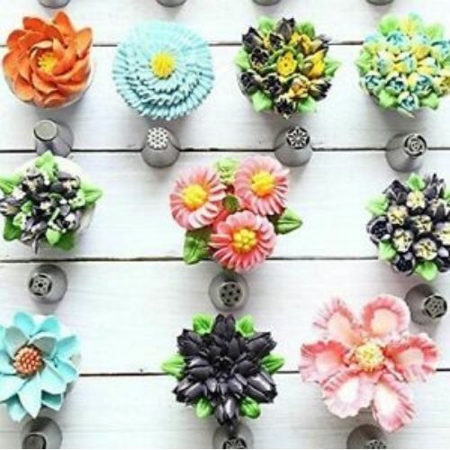 Ensemble de 12 DOUILLES de préparation de gâteau RUSSION TULIP Ling DÉCOR