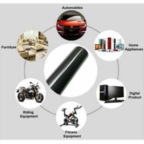 5D Carbon Fibre Vinyl Wrap Sheet Film Sticker Car wrap air Bubble Free 1.5Mx50CM