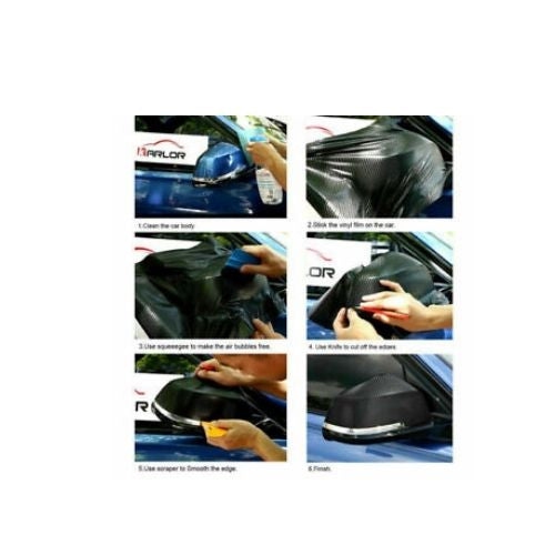 5D Carbon Fibre Vinyl Wrap Sheet Film Sticker Car wrap air Bubble Free 1.5Mx50CM