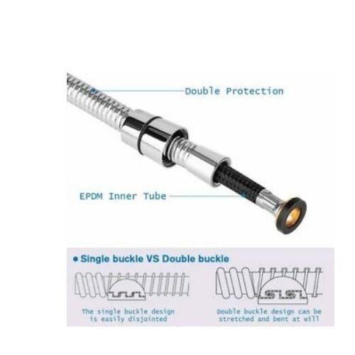 118" Shower Hose Extra Long For Handheld Shower Head Sprayer Extension