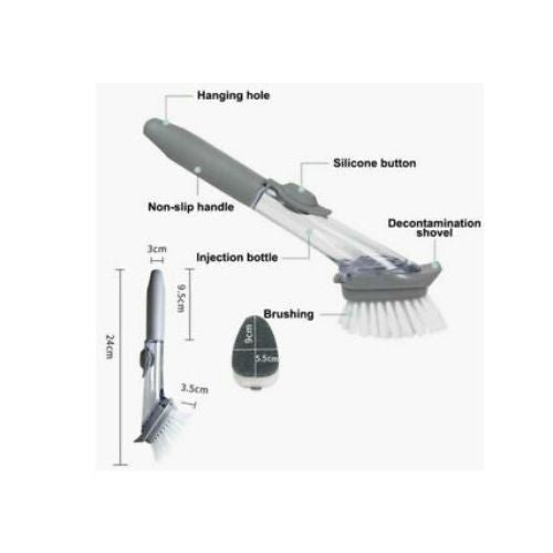 Magic Kitchen Pan Cleaning Brush Dish Washing Sponge Bowl Scrubber Cleaner Tool