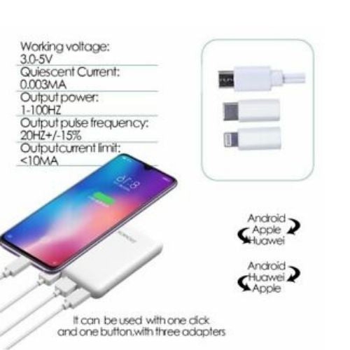 Portable Mini Tens Pulse Body Massager Mobile Phone Control Muscle Stimulator