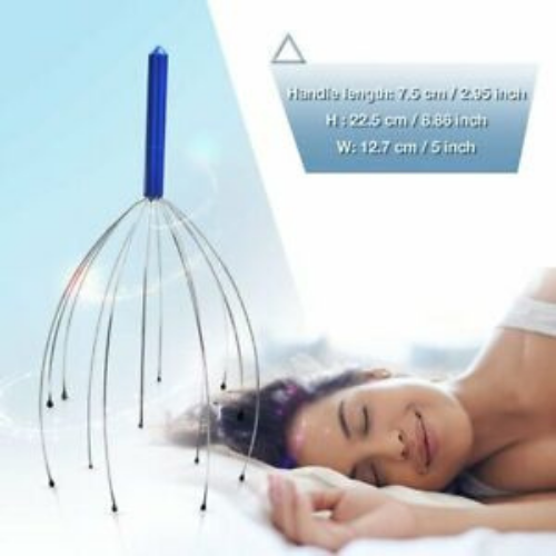 Head Scalp Massager Octopus Equipment Deep Stress Release Hair Stimulation Tool